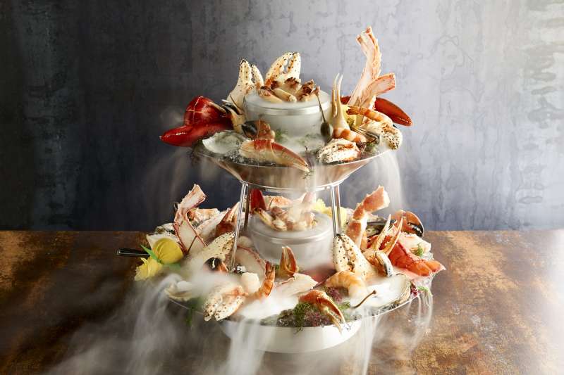 Seafood tower at Mastro's Ocean Club, opening Dec. 8 in the Woodlands.